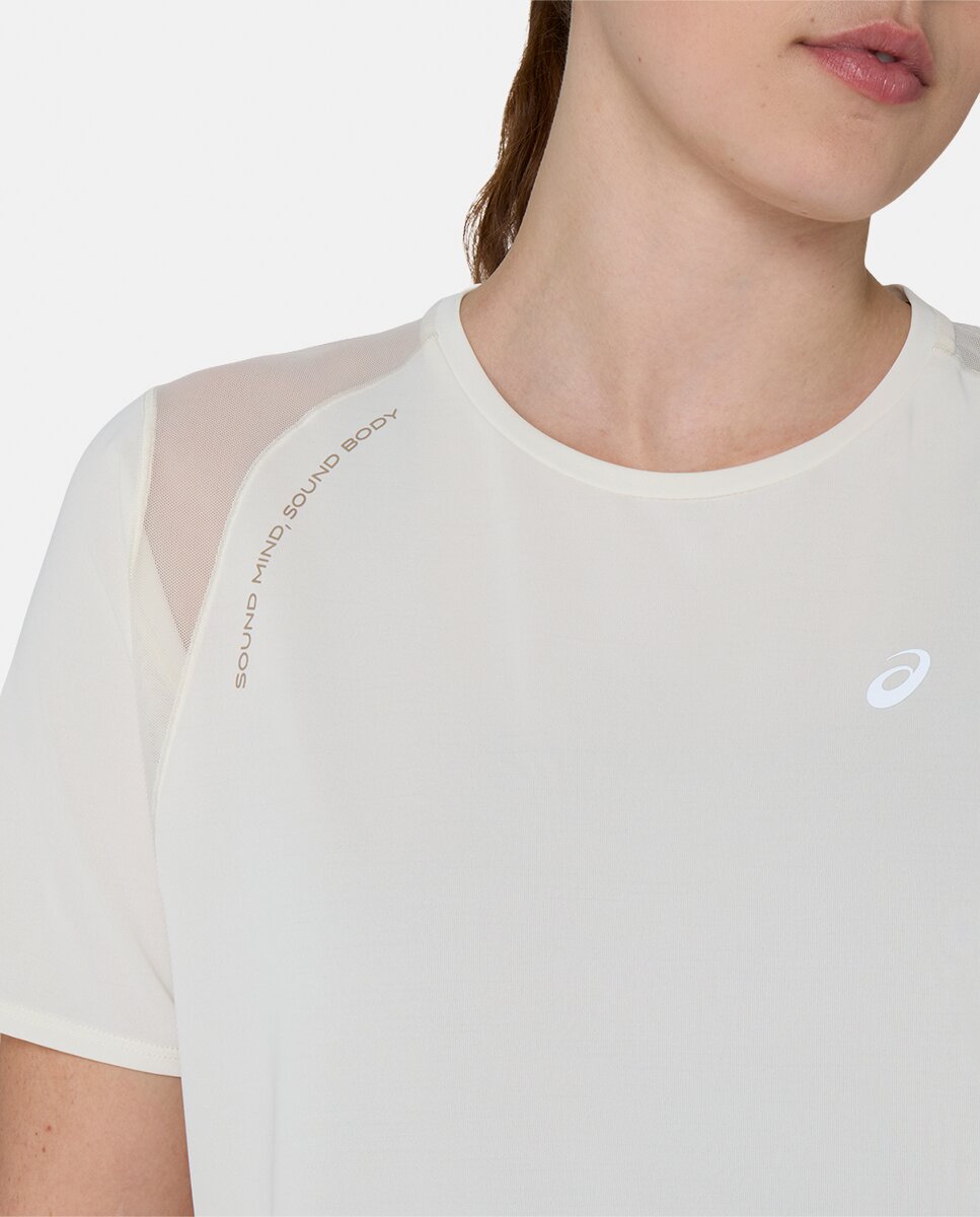 T-shirt de Mulher Road Ss Top Natural-8