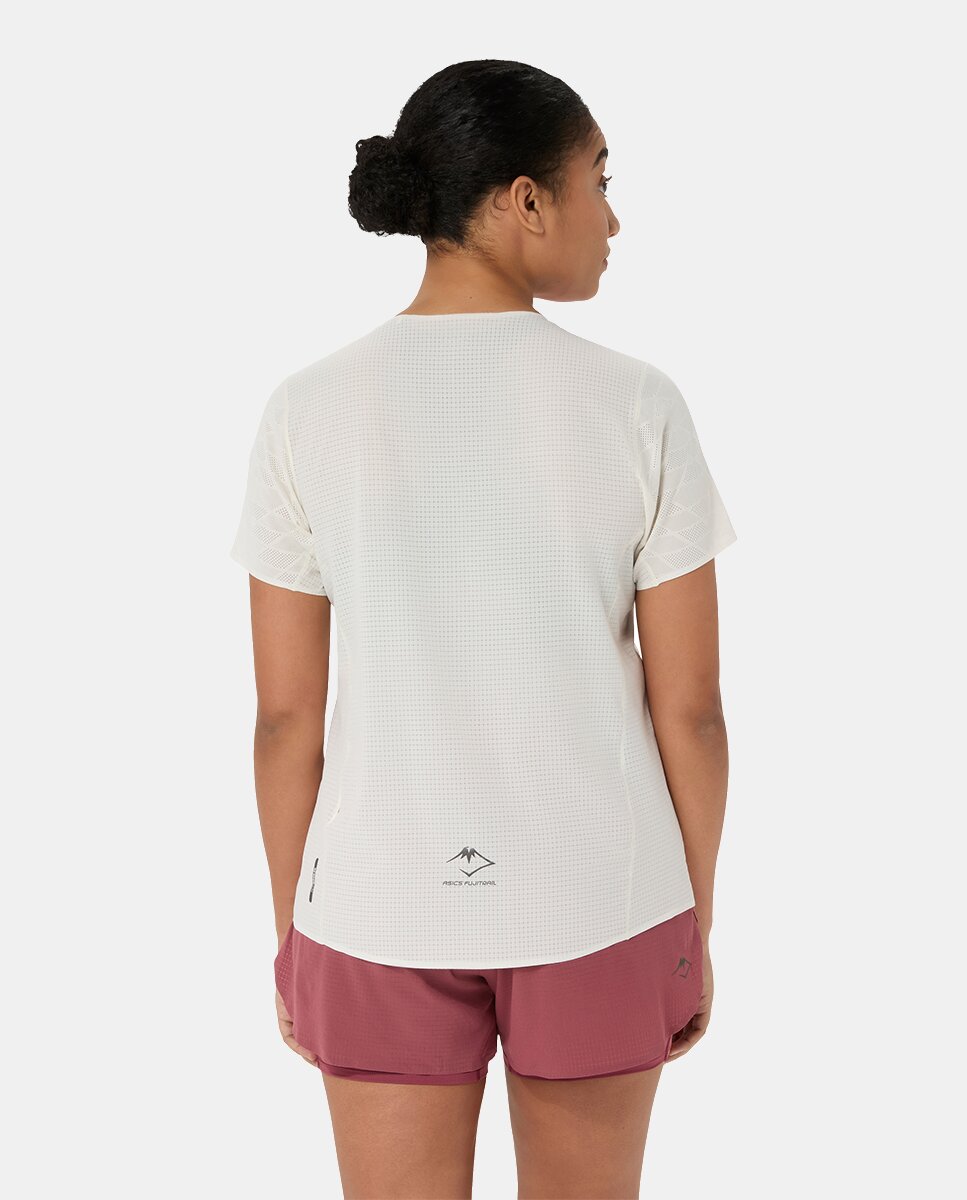 T-shirt de Mulher Fujitrail Elite Graphic Ss Top Natural-2