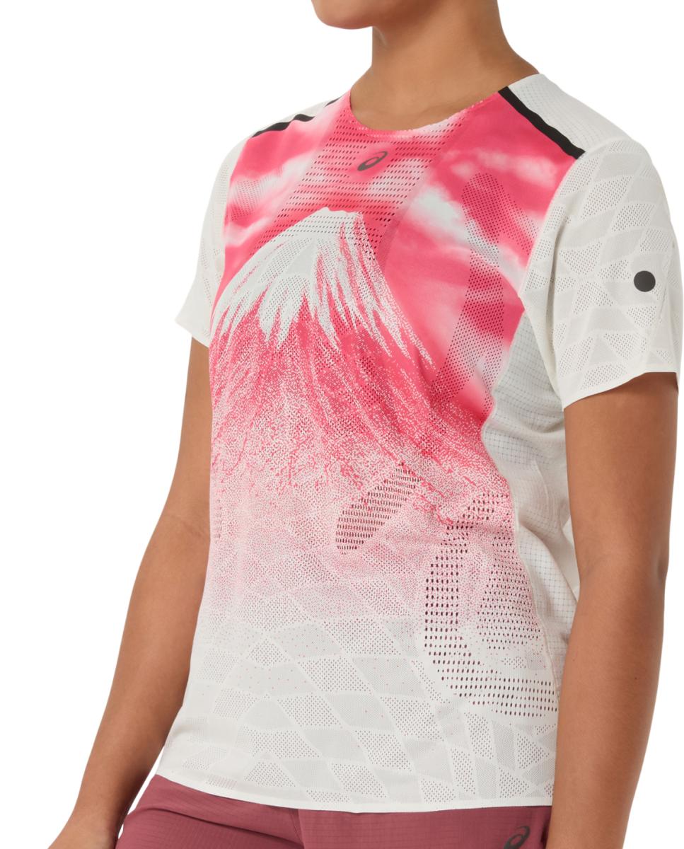 T-shirt de Mulher Fujitrail Elite Graphic Ss Top Natural-4