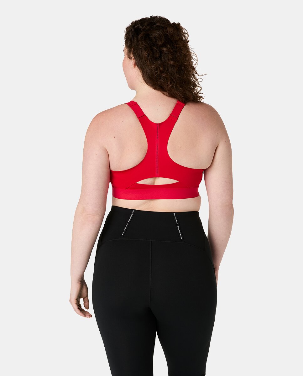 Top Road Combination Zip Bra Vermelho-2