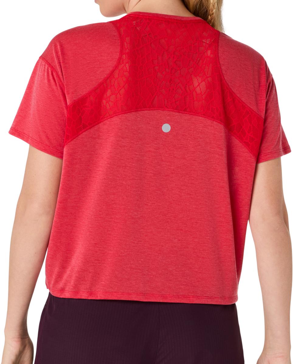T-shirt de Mulher Nagino Run Ss Top Vermelho-2