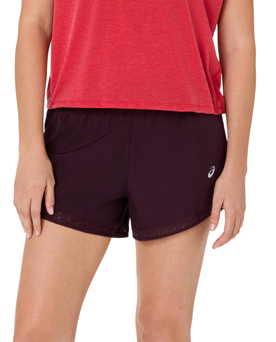 T-shirt de Mulher Nagino Run Ss Top Vermelho-3