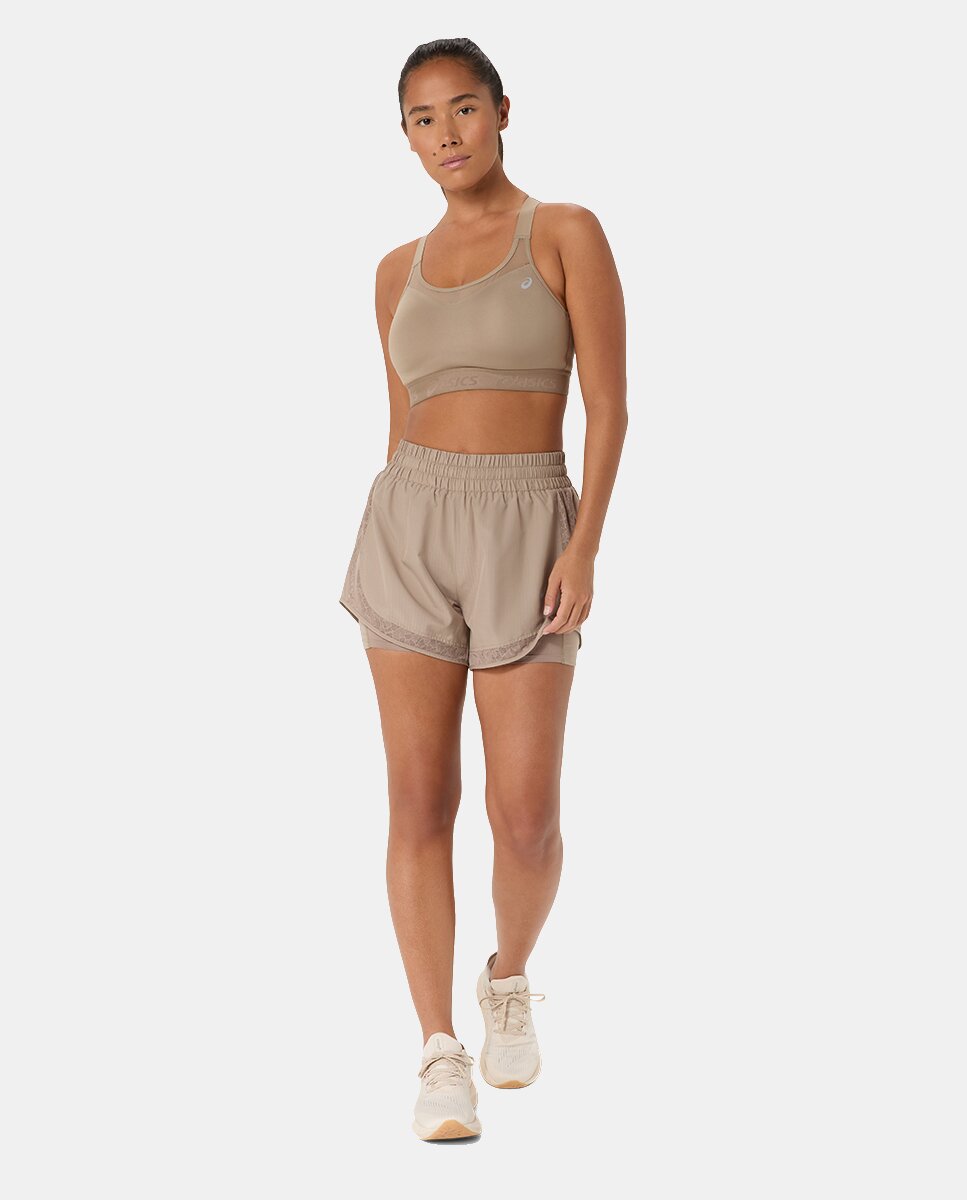 Top de Mulher Road Combination Bra Taupe-3