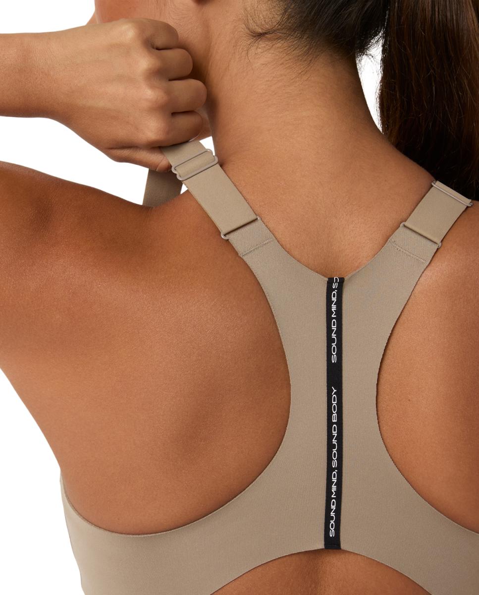 Top de Mulher Road Combination Bra Taupe-7