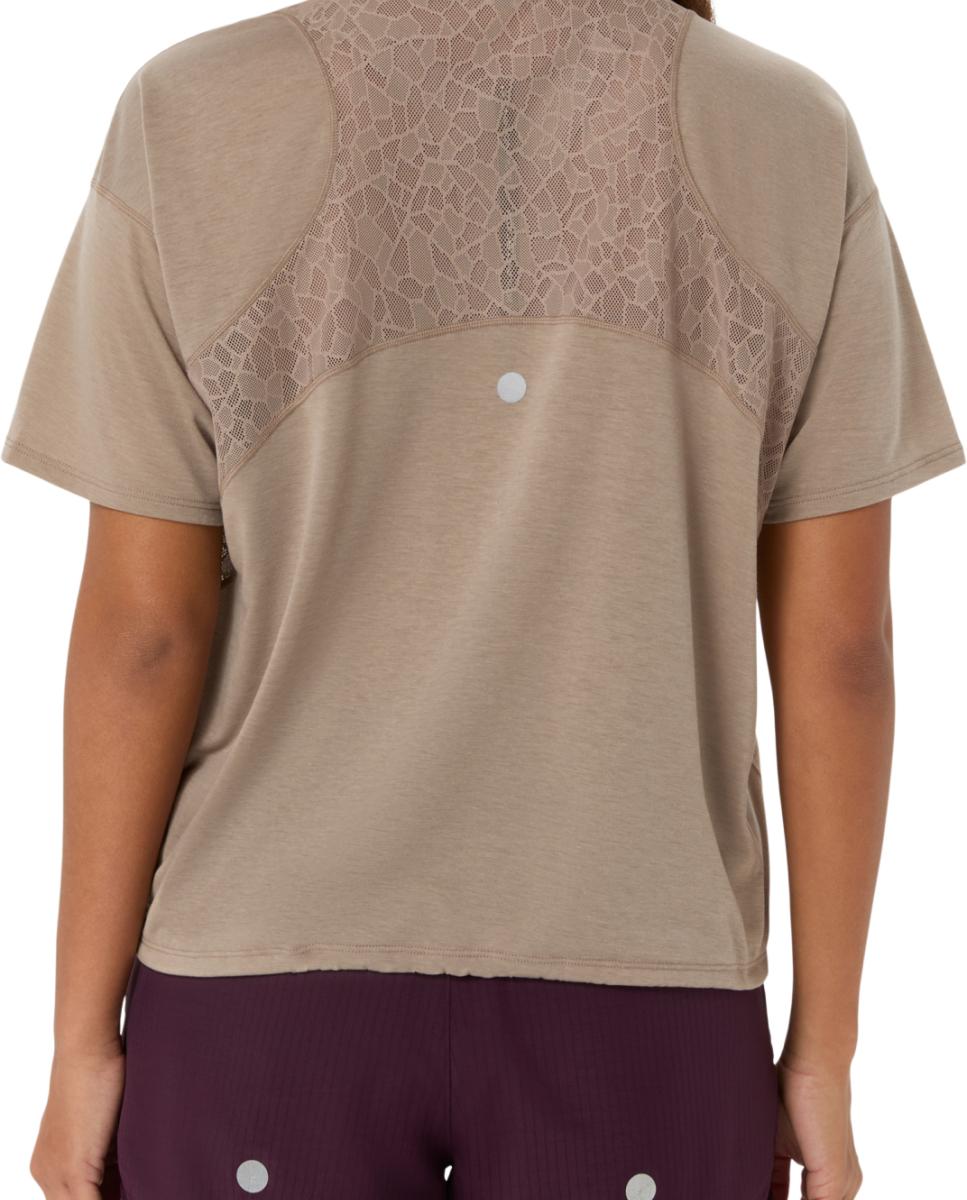 T-shirt de Mulher Nagino Run Ss Top Taupe-2