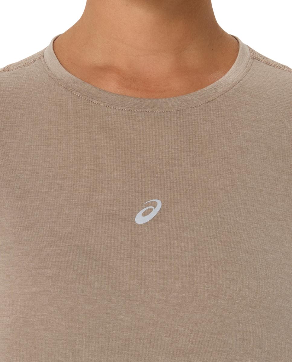 T-shirt de Mulher Nagino Run Ss Top Taupe-5