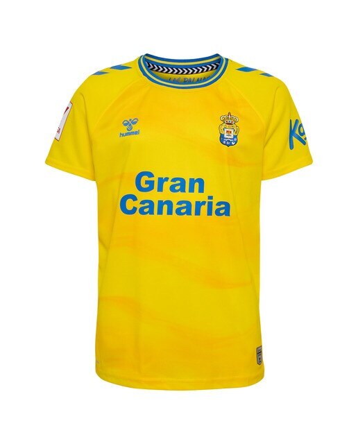 T-shirt de Homem 1.º Equipamento UD Las Palmas 2023-2024 Amarelo-1