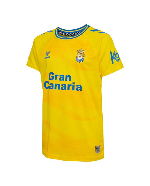 T-shirt de Homem 1.º Equipamento UD Las Palmas 2023-2024 Amarelo-3
