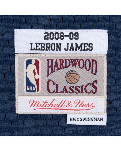 Camiseta de hombre Swingman Cleveland Cavaliers Lebron James 2008 Mitchell and Ness - Azul Azul-3