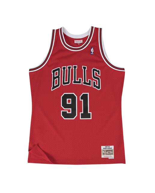 Imagen 0 de Camiseta de hombre Swingman Chicago Bulls Dennis Rodman 1997 Mitchell and Ness Rojo