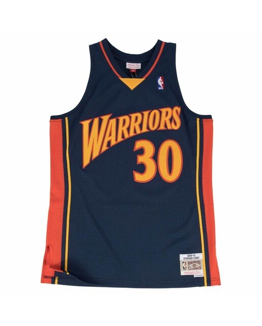 MITCHELL AND NESS - Camiseta de hombre Swingman GSW Stephen Curry 2009 Mitchell and Ness.