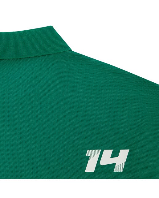 Polo Unissexo Minimal Aston Martin F1 Team Verde-4