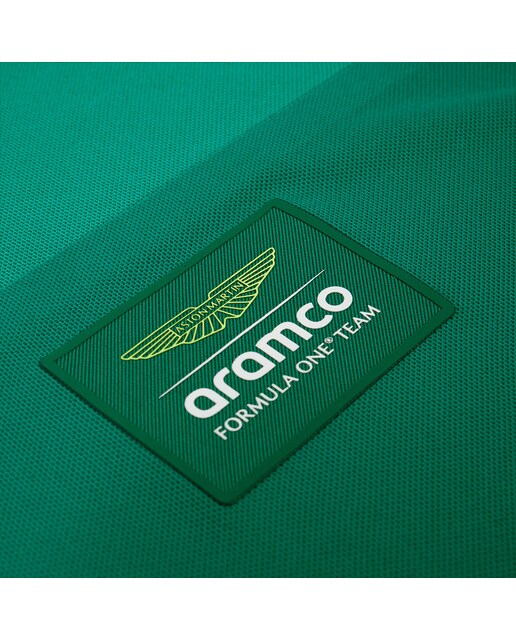 Polo Unissexo Minimal Aston Martin F1 Team Verde-5