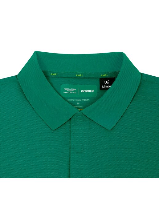 Polo Unissexo Minimal Aston Martin F1 Team Verde-6