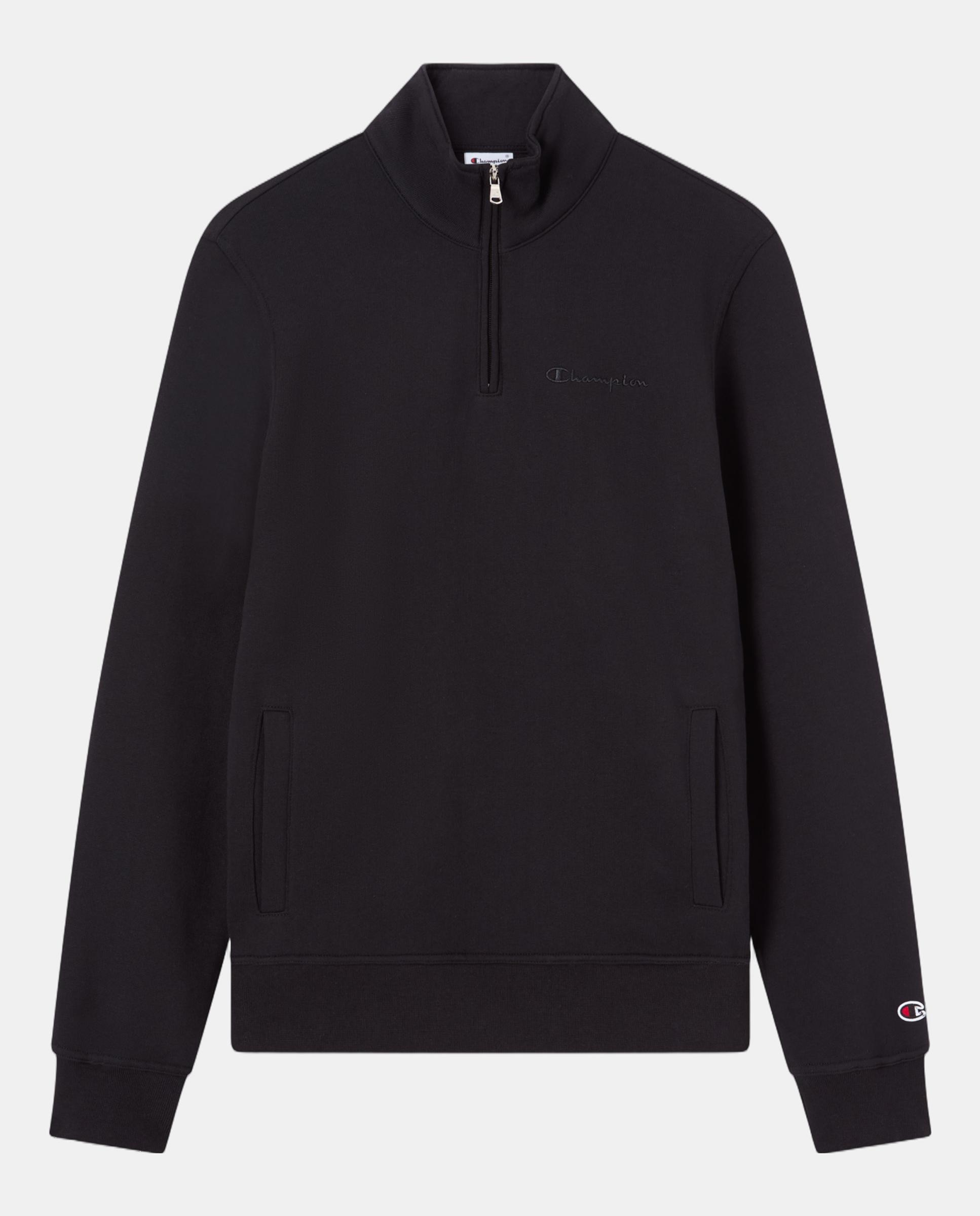 Sweatshirts Casual Half Zip Sweatshirt Preto-4