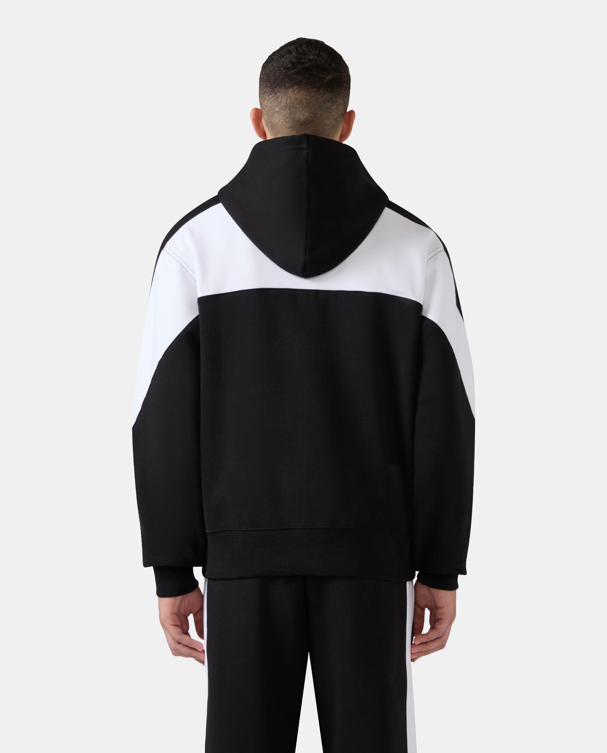 Sweatshirts Casual Hooded Sweatshirt Preto-3