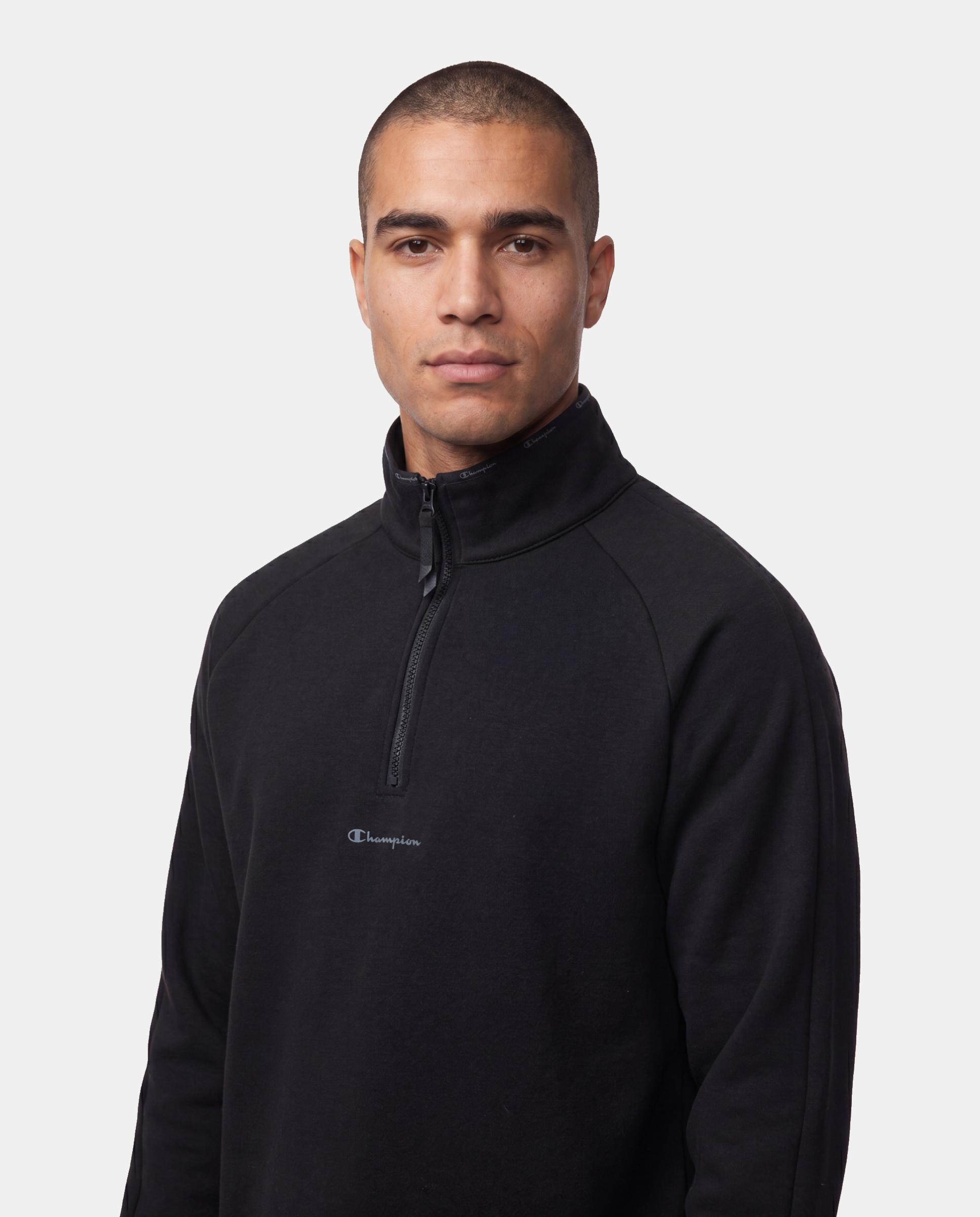 Sweatshirts Casual Half Zip Sweatshirt Preto-2