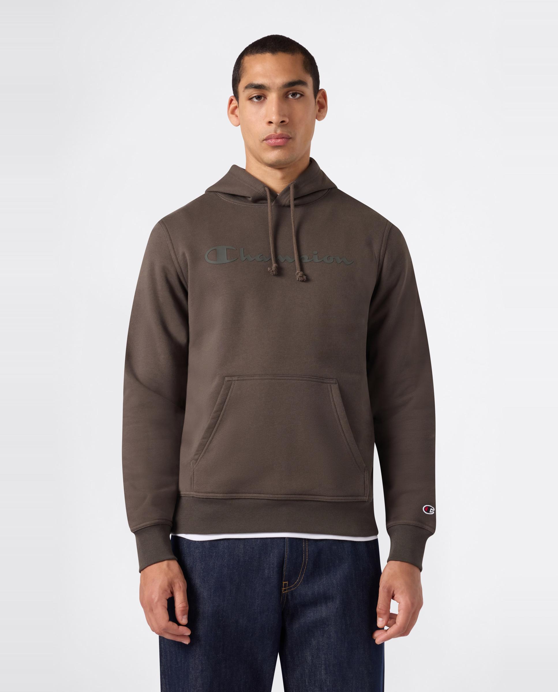 Sweatshirts Casual Hooded Sweatshirt Verde-3