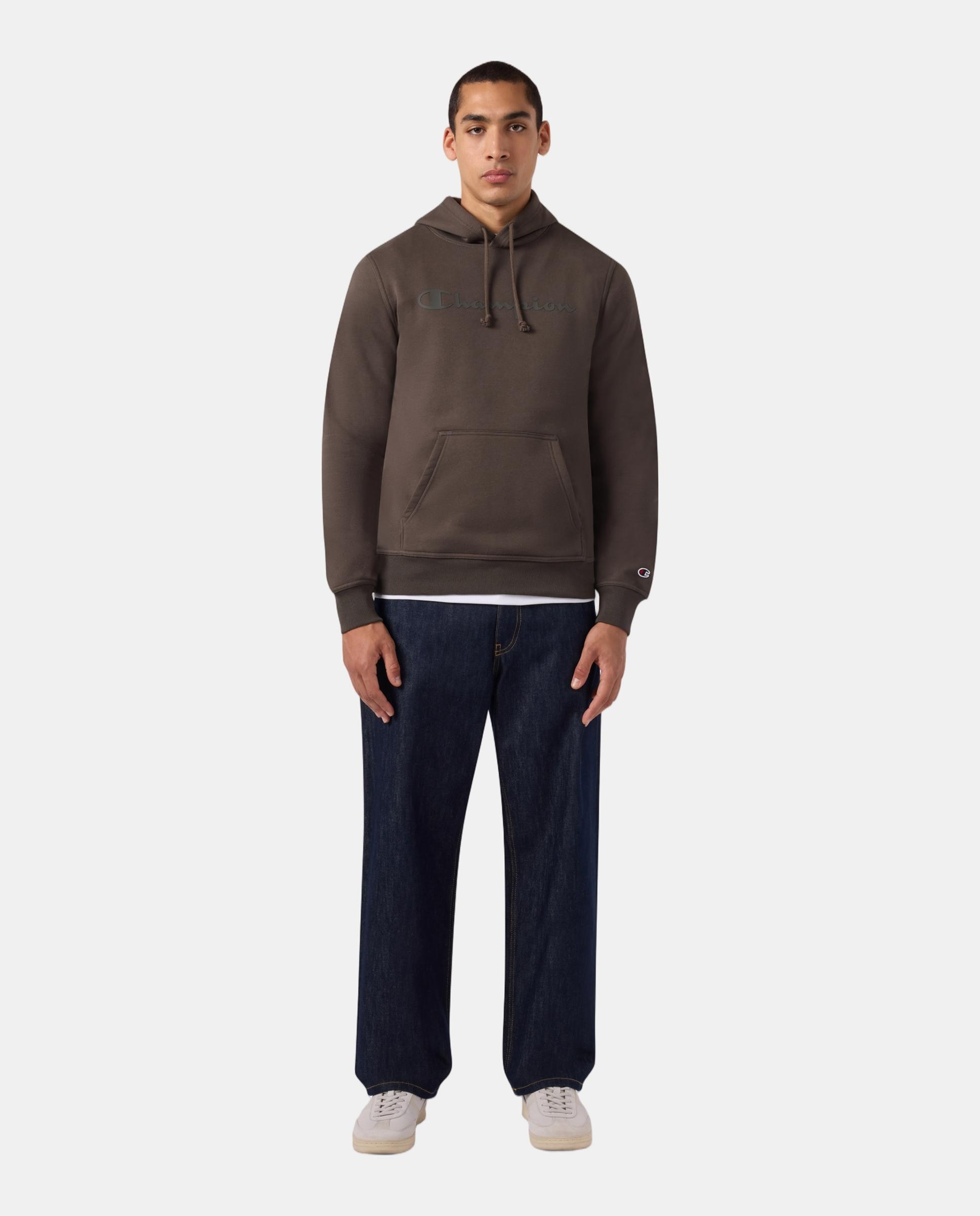 Sweatshirts Casual Hooded Sweatshirt Verde-4