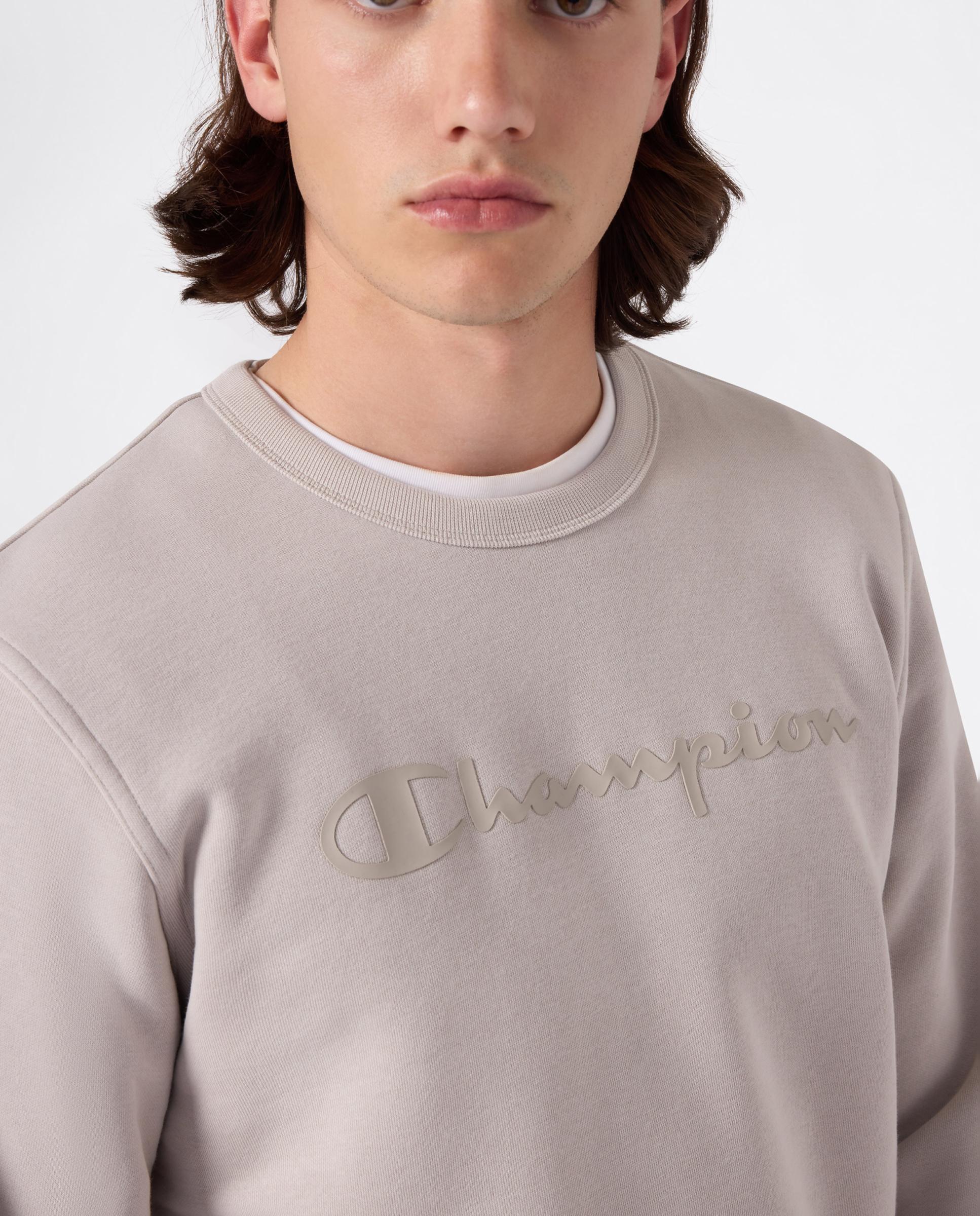 Sweatshirts Casual Crewneck Sweatshirt Castanho-2