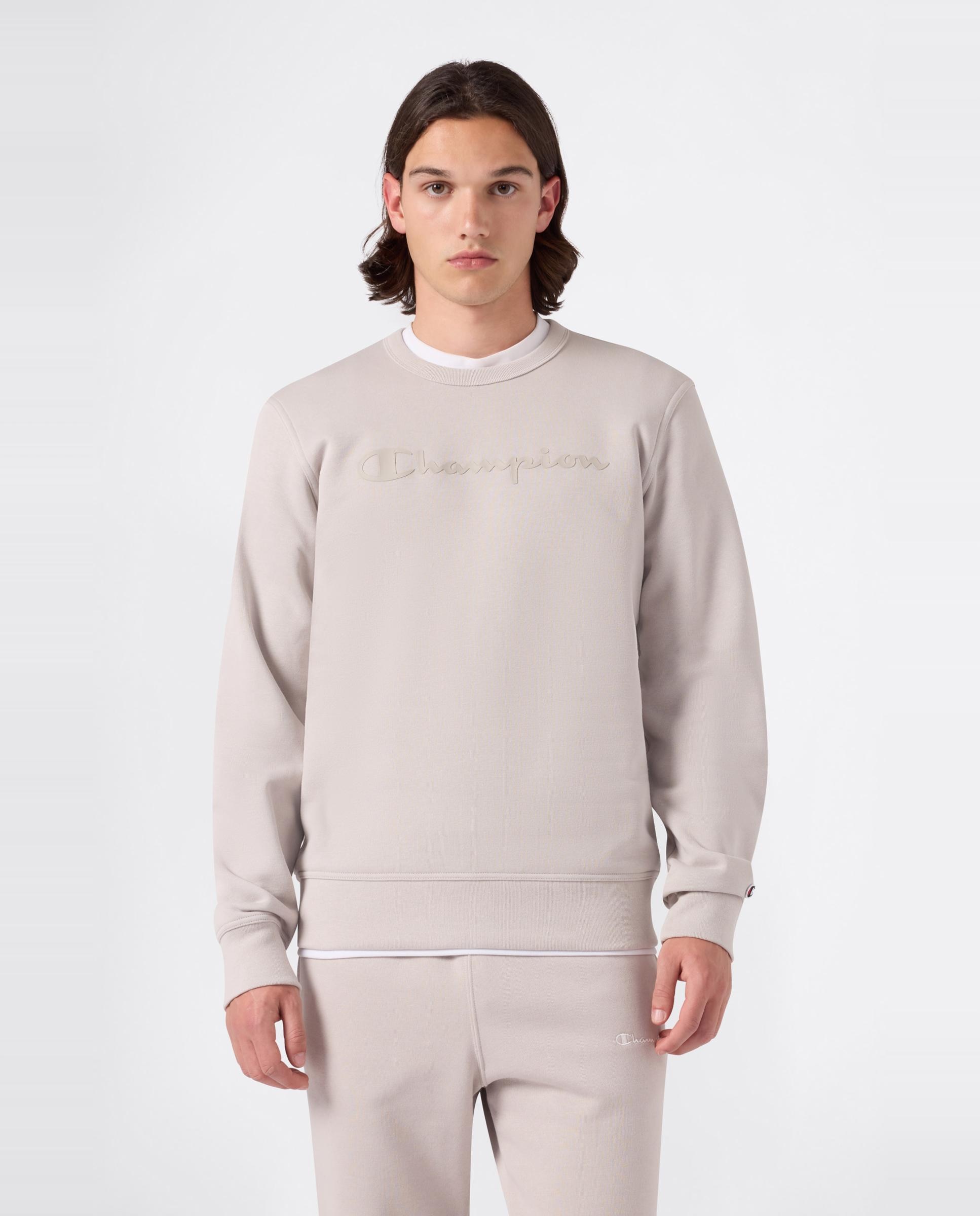 Sweatshirts Casual Crewneck Sweatshirt Castanho-4