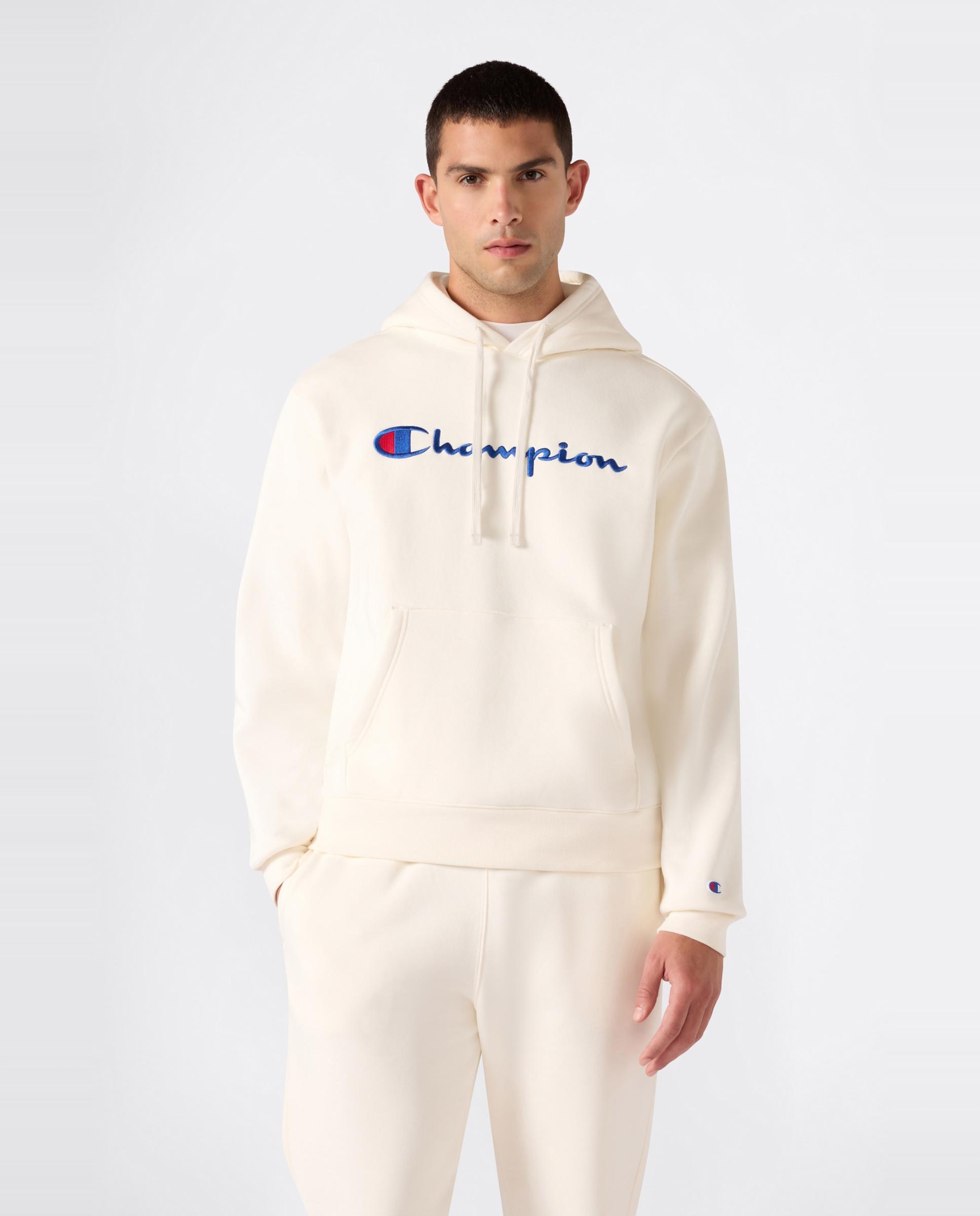 Sweatshirts Casual Hooded Sweatshirt Branco-4