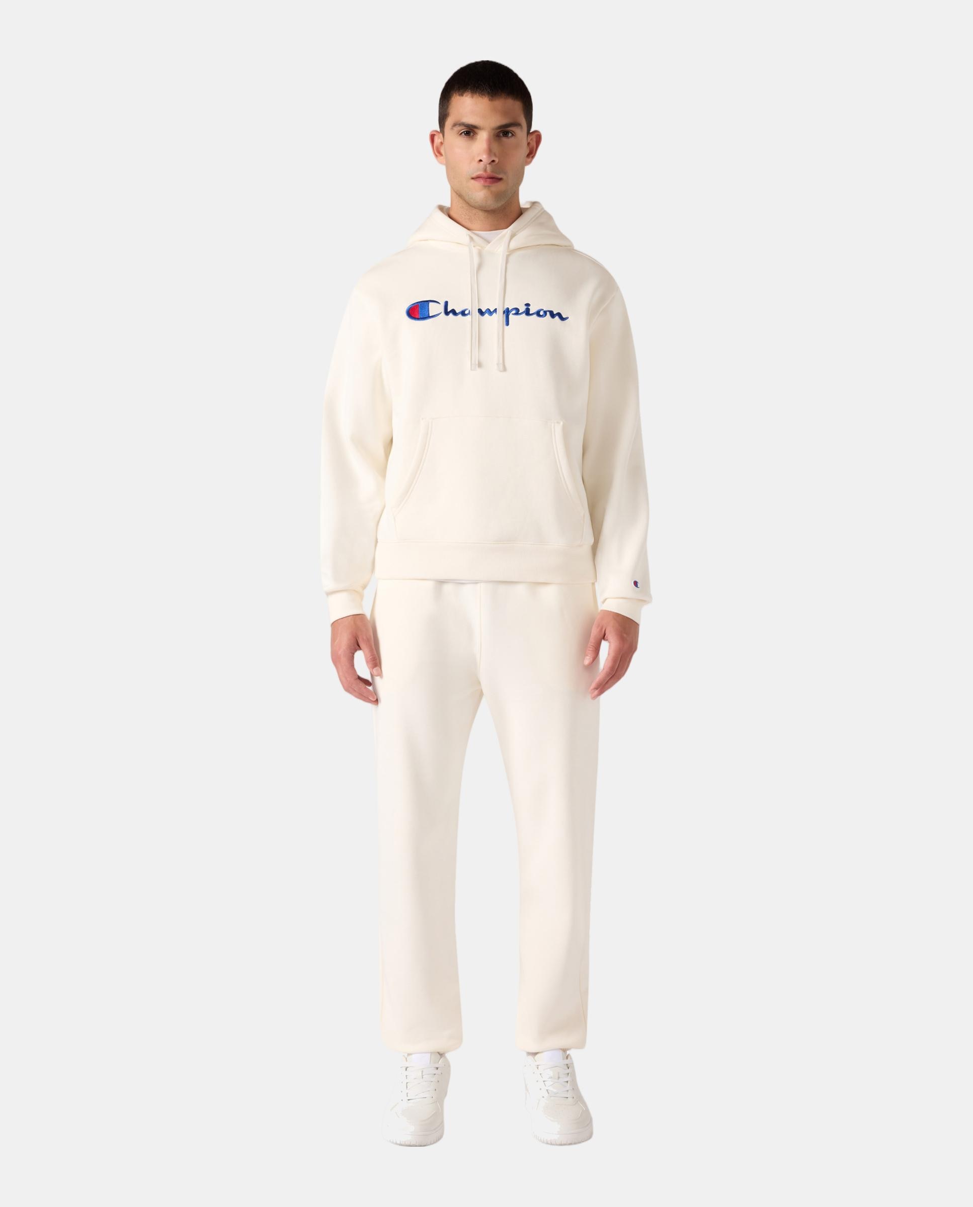 Sweatshirts Casual Hooded Sweatshirt Branco-5