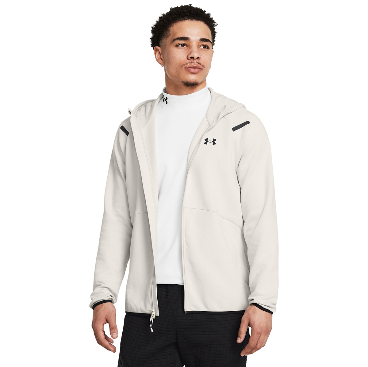 Imagem 0 de Sweatshirt Casual de Homem Ua Unstoppable Flc Fz Hd Eu-Gry