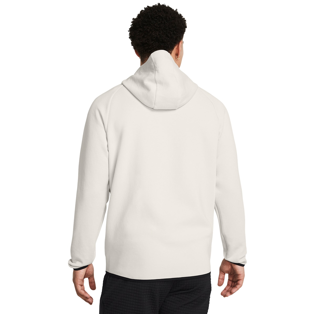 Sweatshirt Casual de Homem Ua Unstoppable Flc Fz Hd Eu-Gry Branco-2
