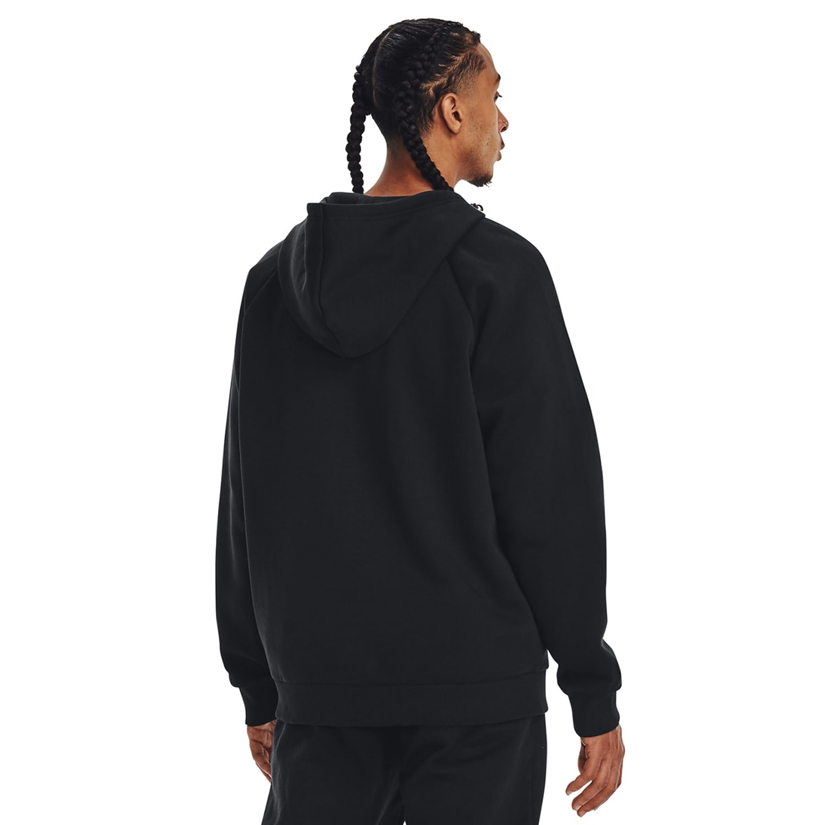 Sweatshirt de Homem UA Rival Fleece FZ Hoodie Preto-2