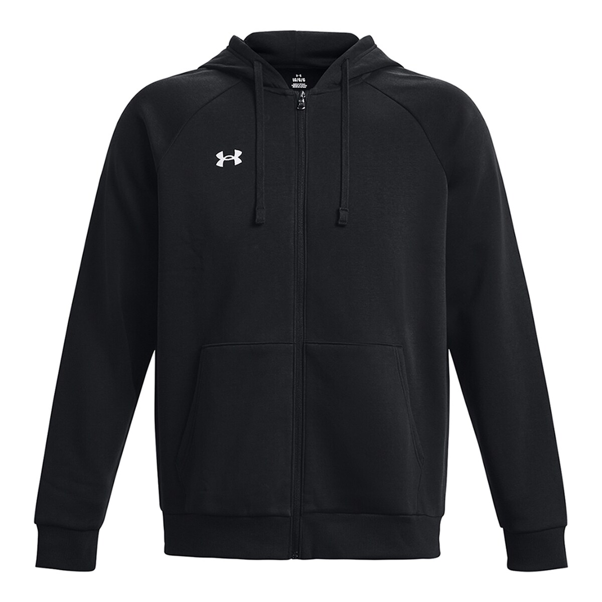 Sweatshirt de Homem UA Rival Fleece FZ Hoodie Preto-5