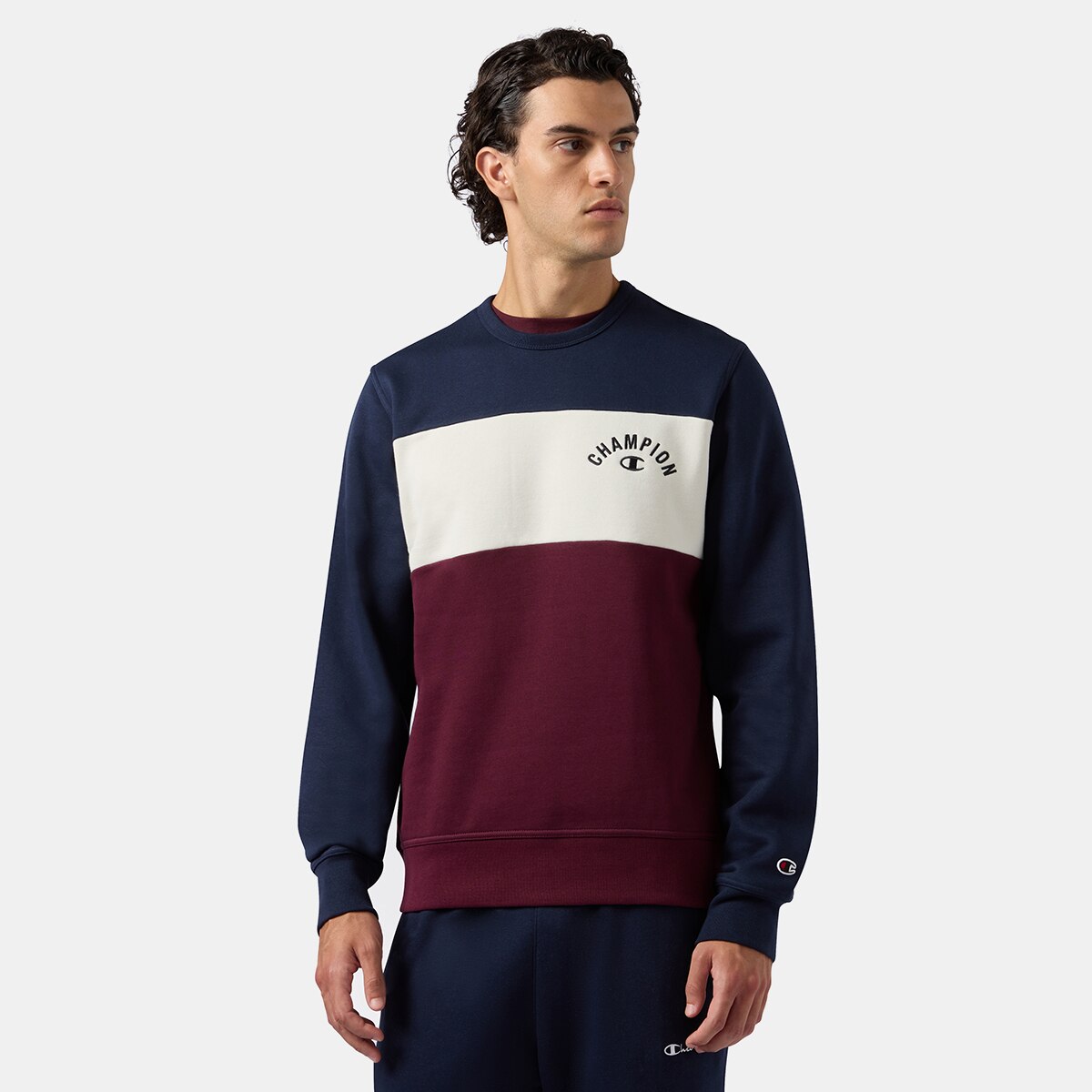Sweatshirt de homem Champion Azul-marinho-1