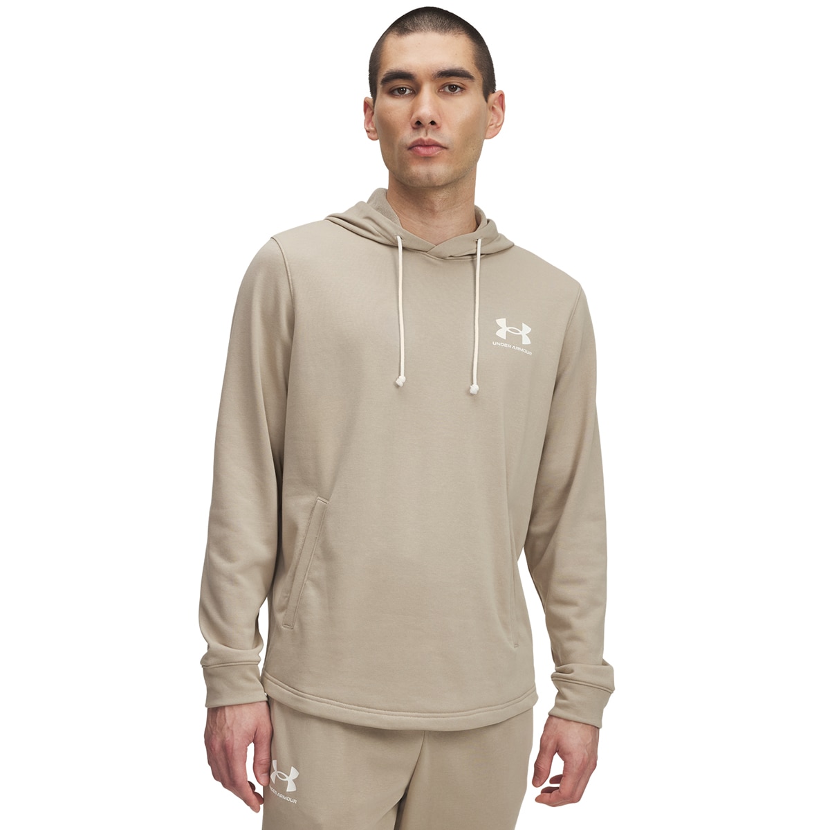 Sweatshirt de Homem UA Rival Terry LC HD Castanho-1