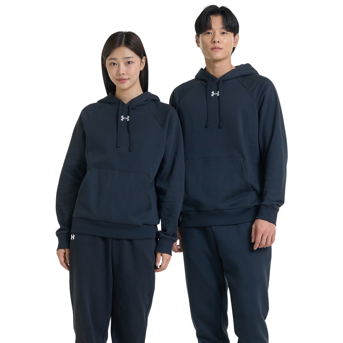 Sweatshirt de homem Fleece Rival Under Armour Preto-1