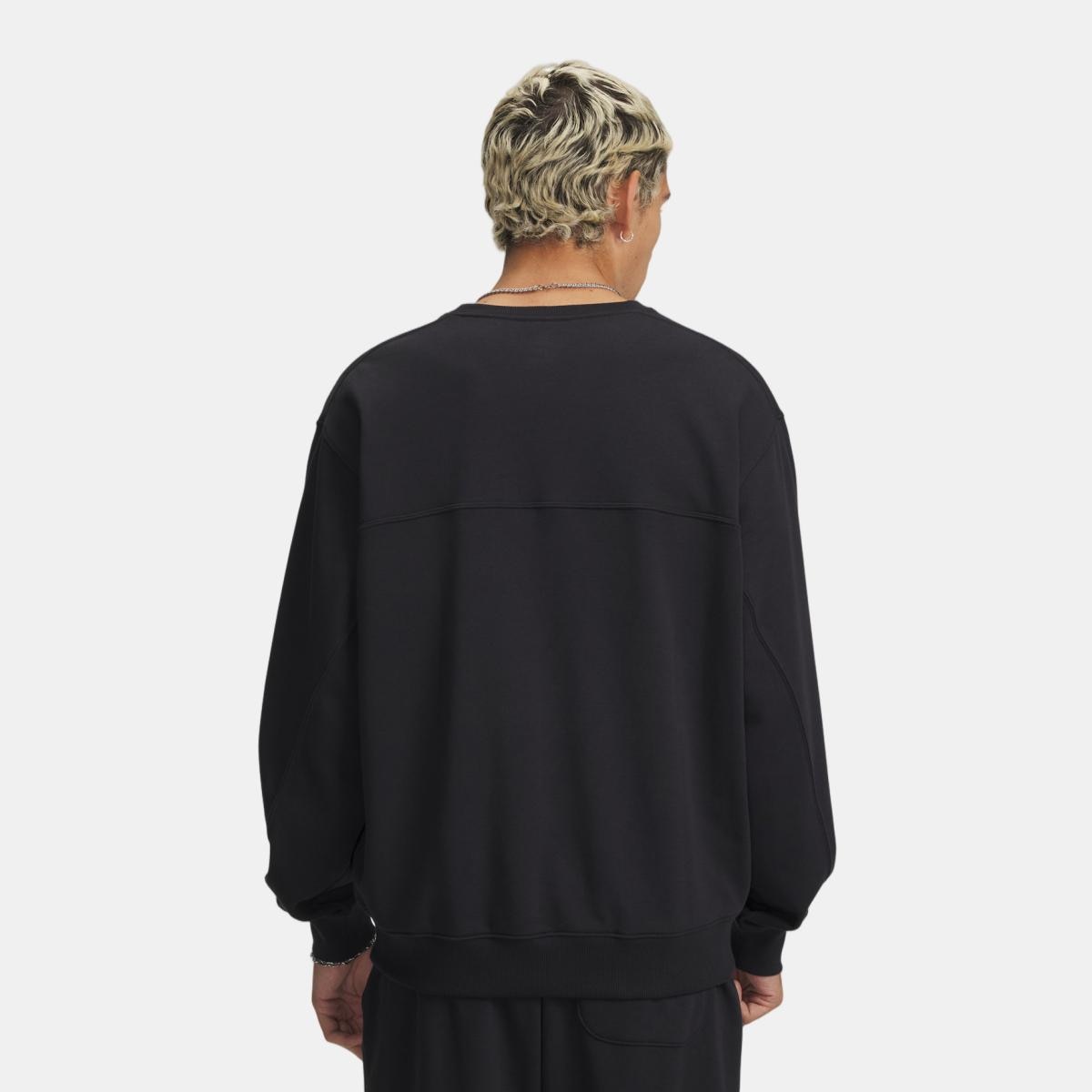 Sweatshirt Casual de Homem UA Rival LW Crew Preto-2