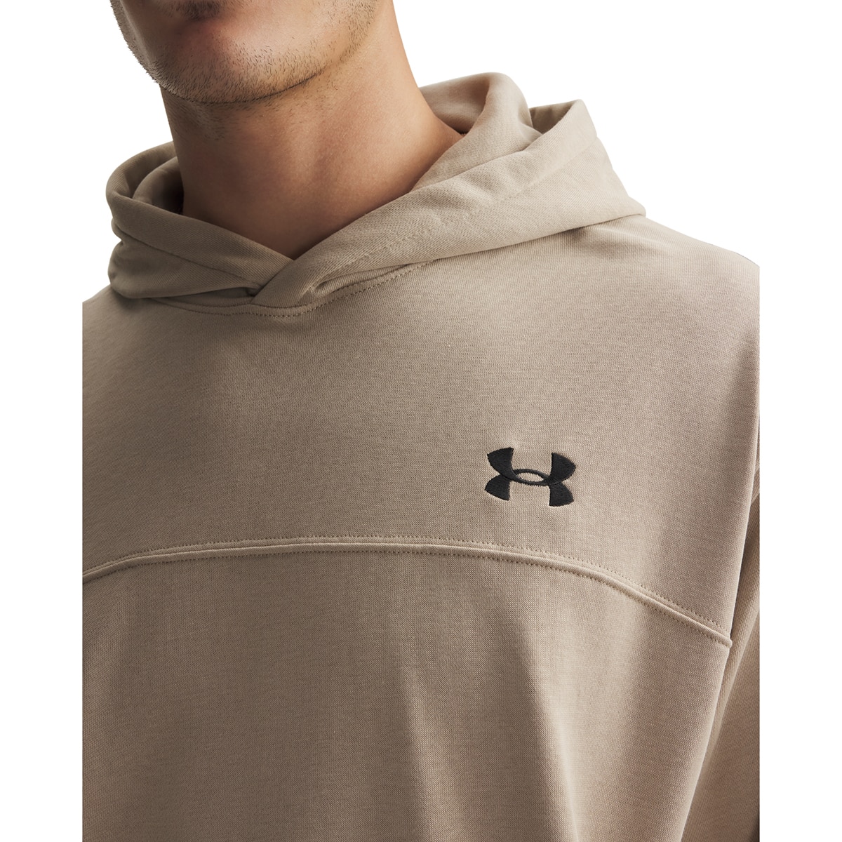 Sweatshirt Casual de Homem UA Rival LW Hoodie Torrado-3