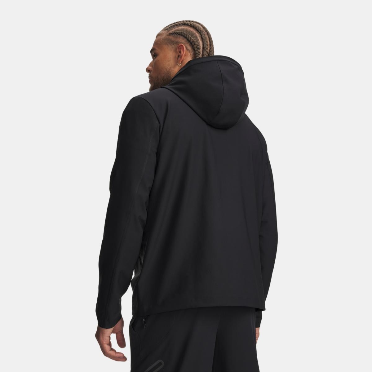 Sweatshirt de Homem UA Unstoppable Woven Jacket Preto-2