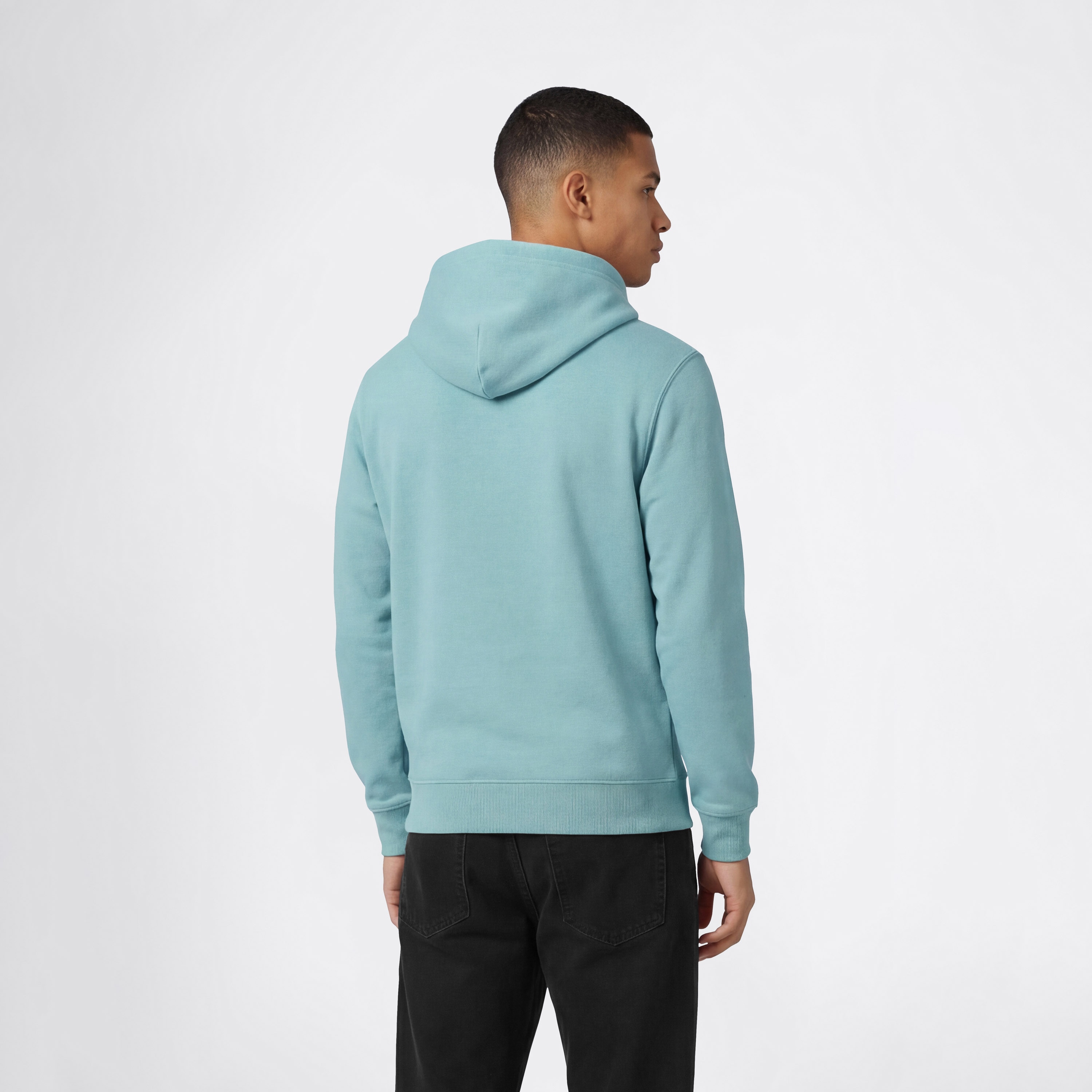 Sweatshirt de Homem Hooded Azul-2