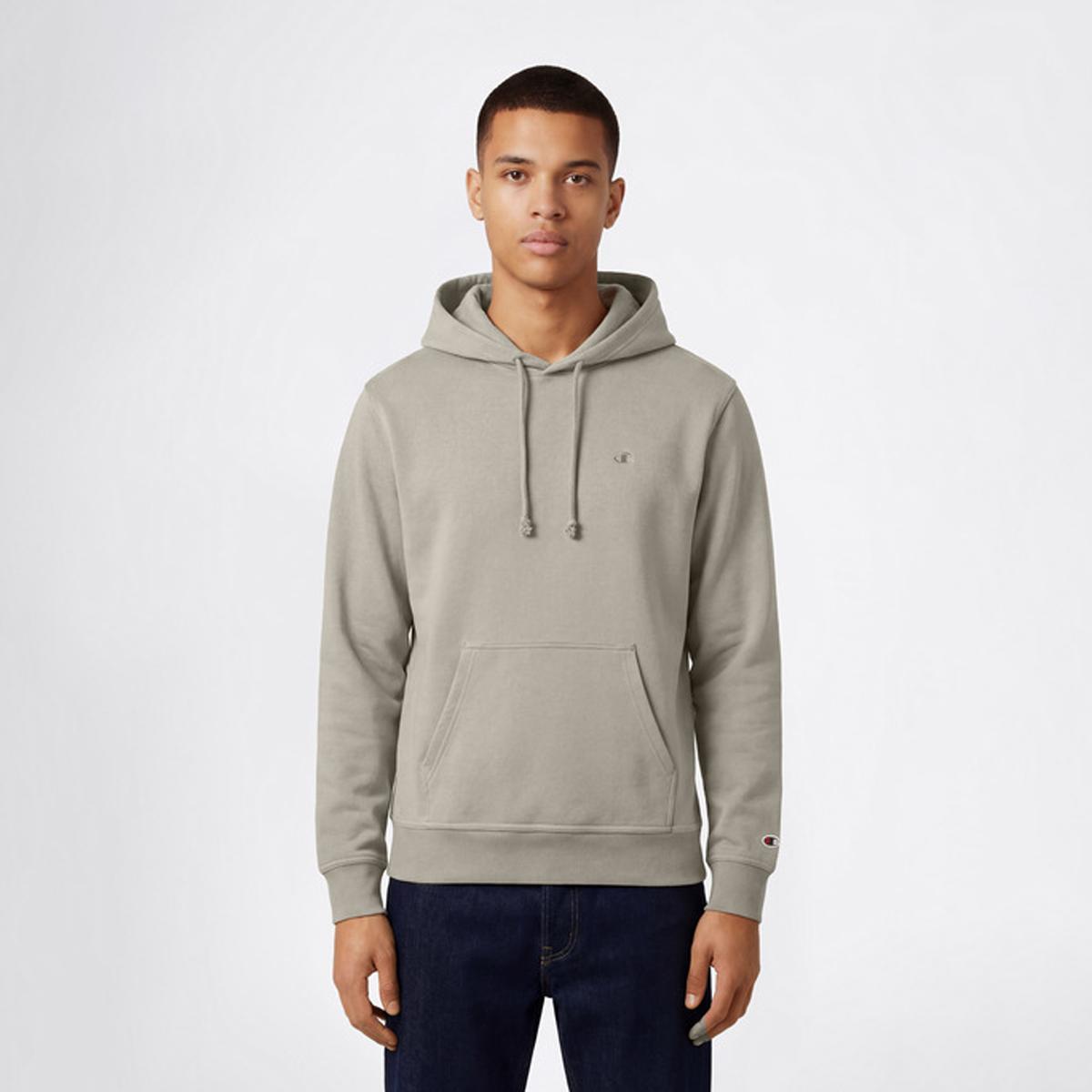 Sweatshirt de Homem Hooded Cinzento-1