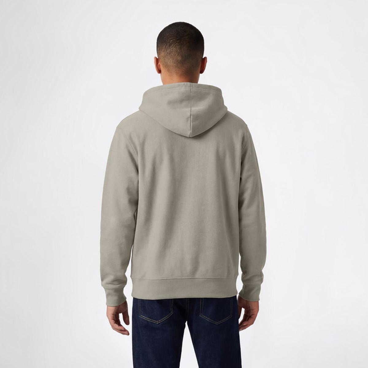 Sweatshirt de Homem Hooded Cinzento-2