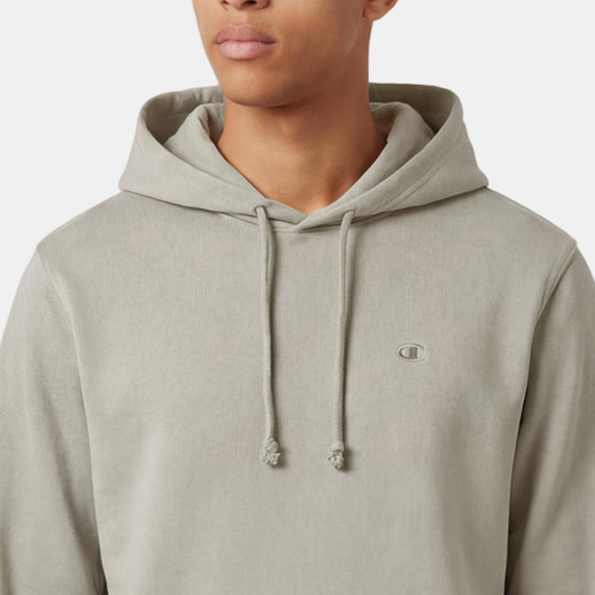 Sweatshirt de Homem Hooded Cinzento-3