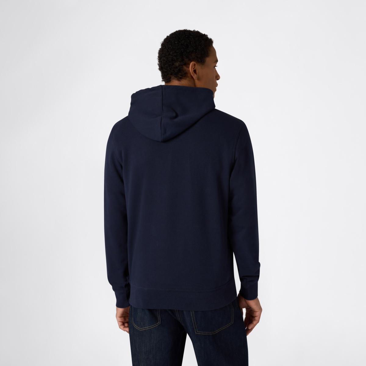 Sweatshirt de Homem Hooded Azul-2