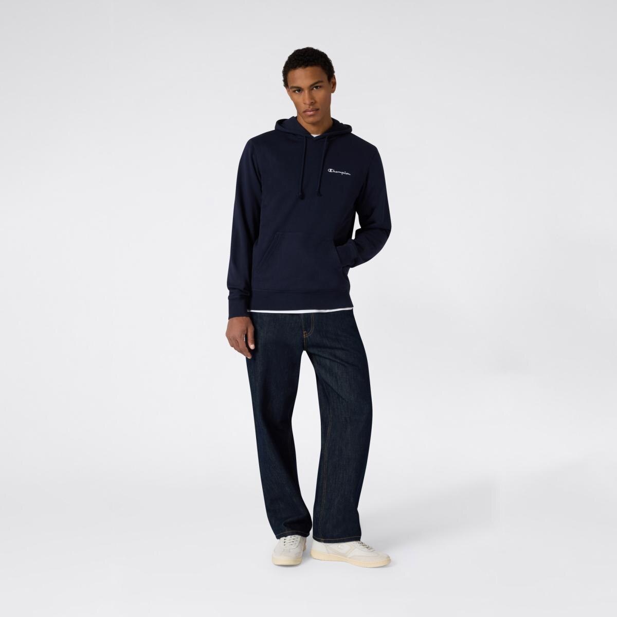 Sweatshirt de Homem Hooded Azul-4