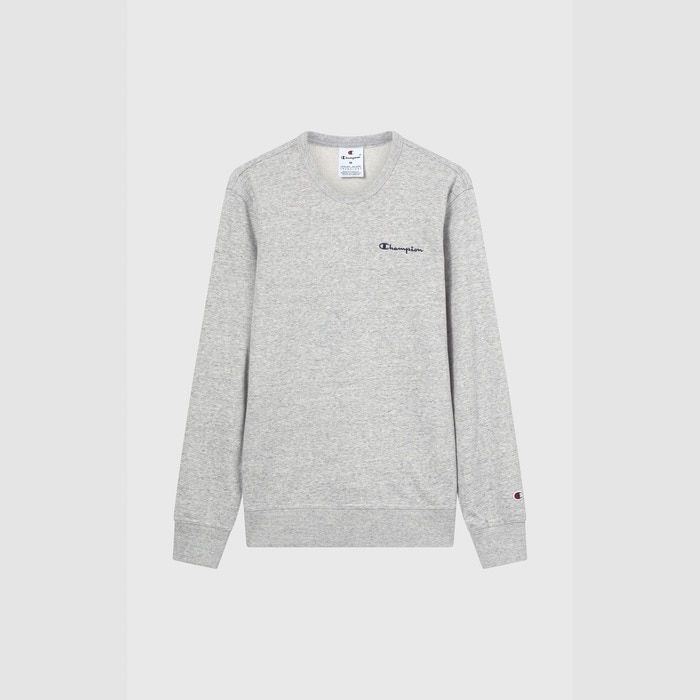 Sweatshirt de Homem Crewneck Cinzento-4