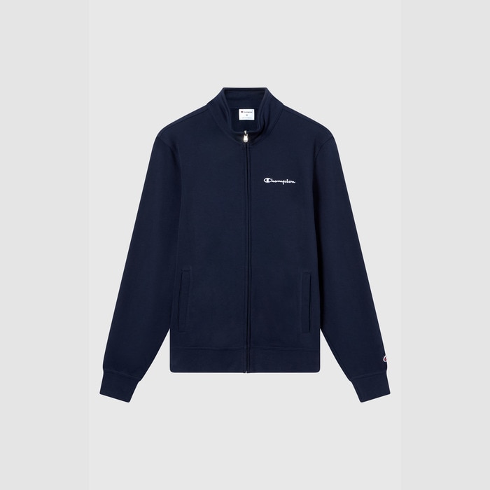 Sweatshirt de Homem Half Zip Azul-4
