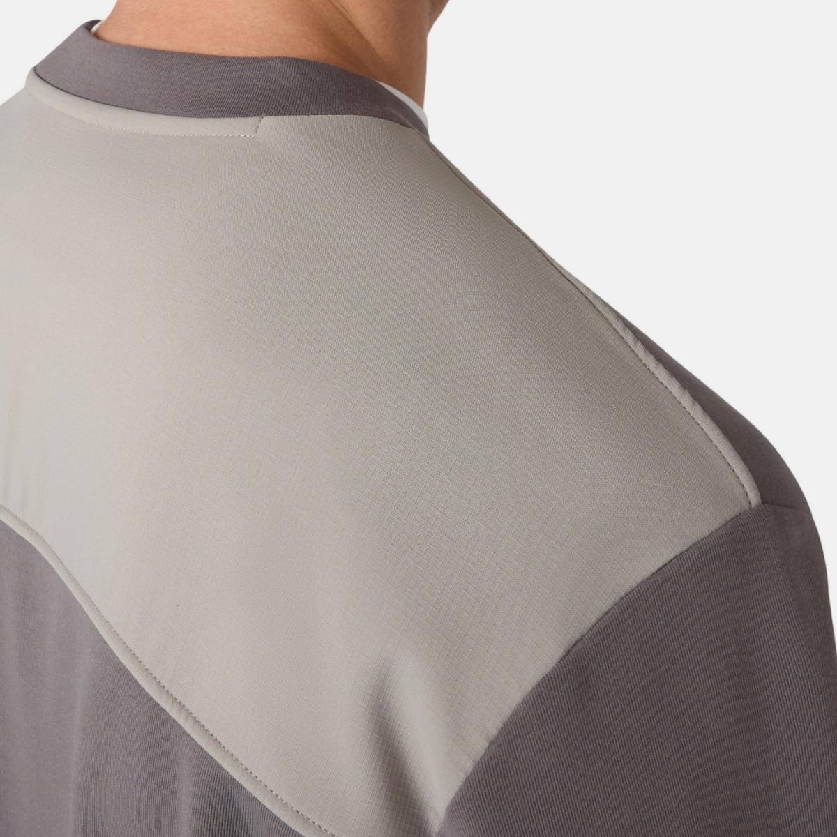 Sweatshirt de Homem Crewneck Cinzento-3