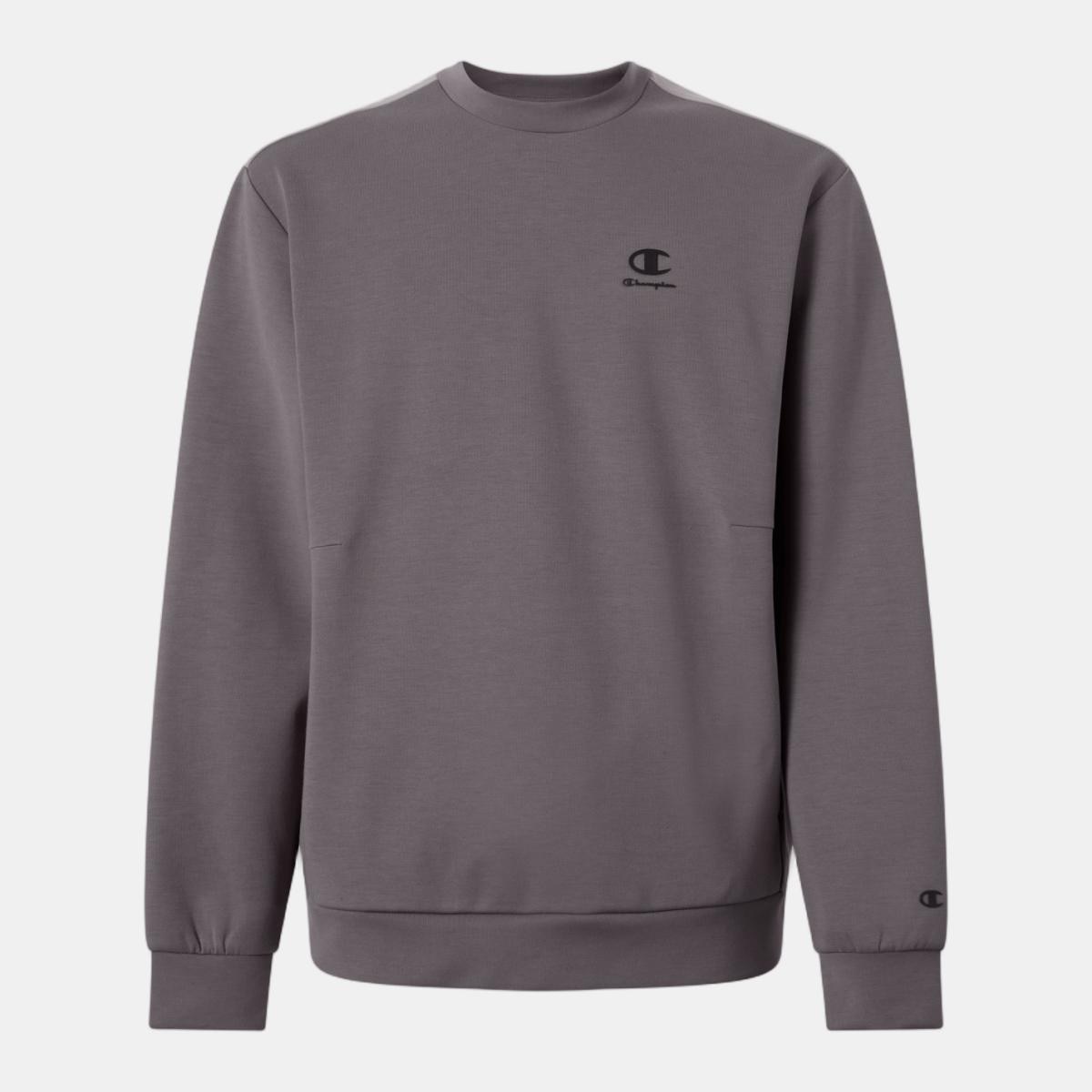 Sweatshirt de Homem Crewneck Cinzento-5