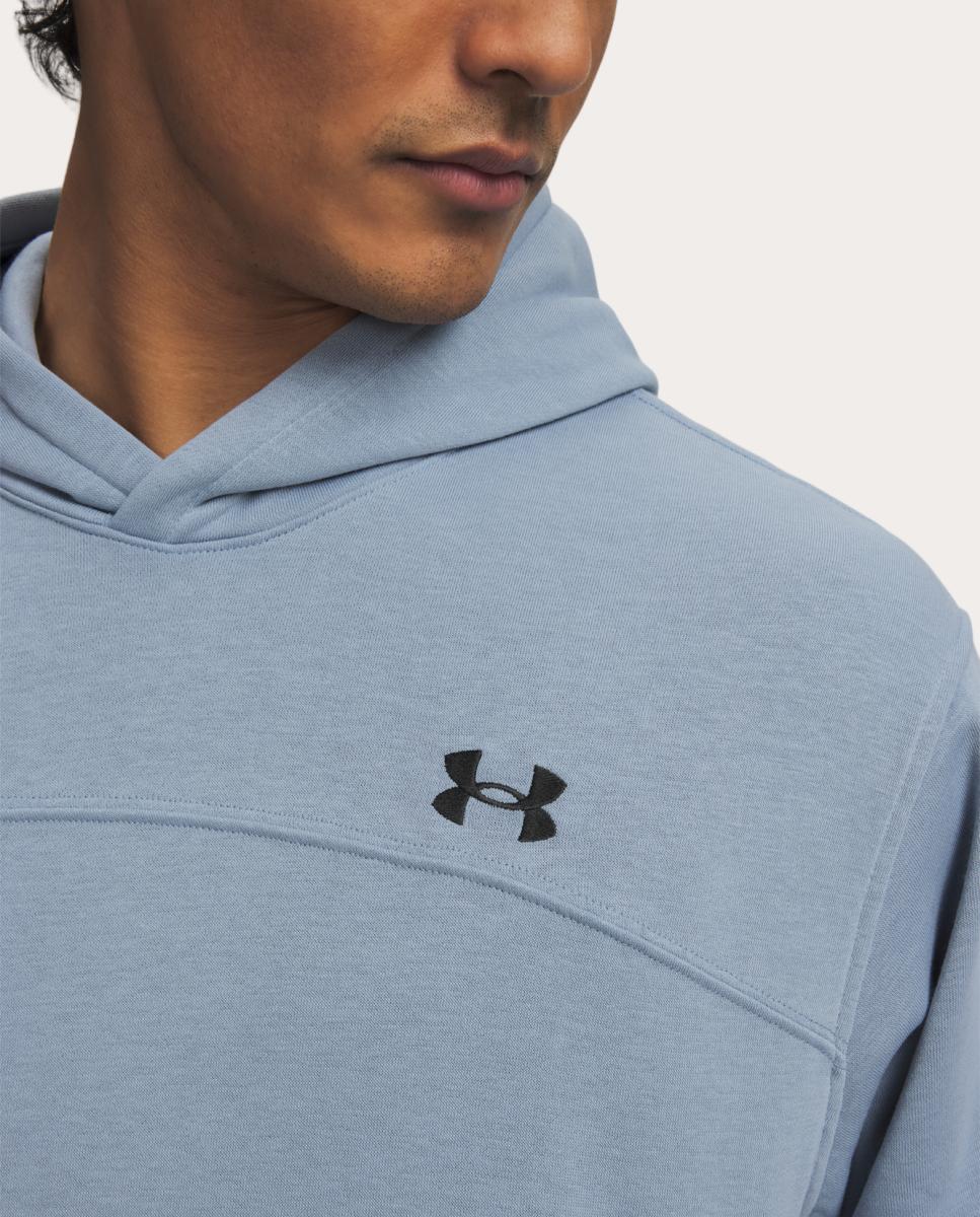 Sweatshirt de Homem UA Rival LW Hoodie Azul / Cinzento-3