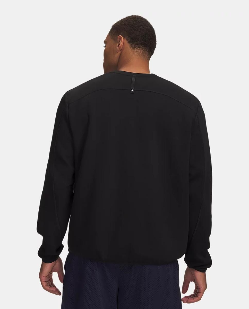 Sweatshirt de Homem UA Unstoppable Flc FZ Preto-2