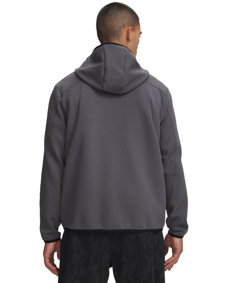 Sudadera de hombre UA Unstoppable Flc FZ Under Armour - Gris granito Gris granito-2